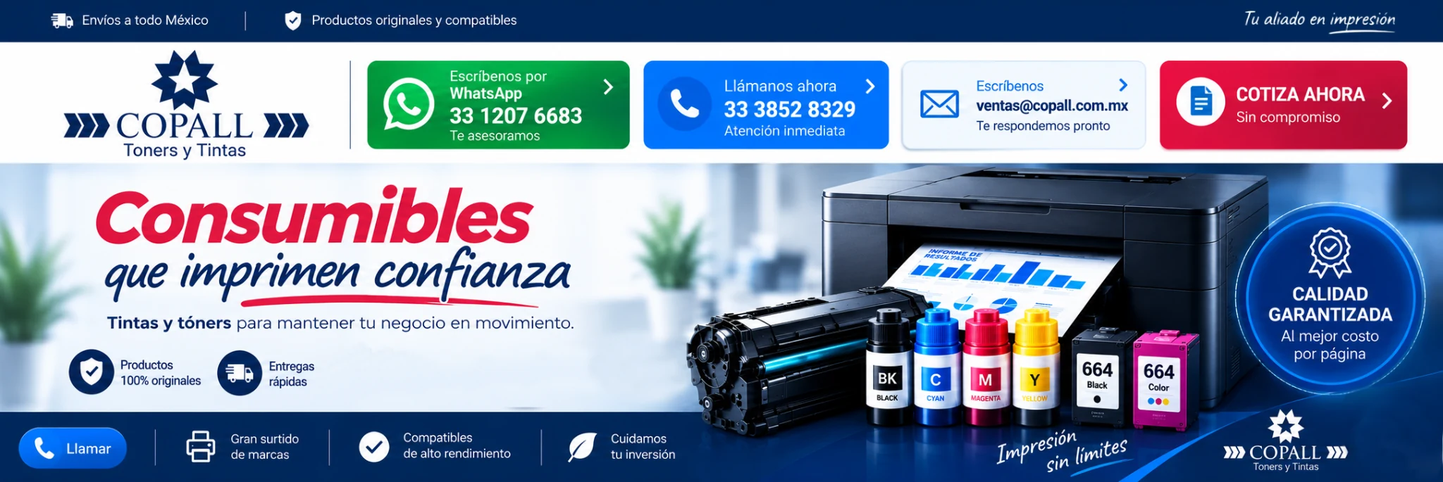 COPALL - Consumibles que imprimen confianza